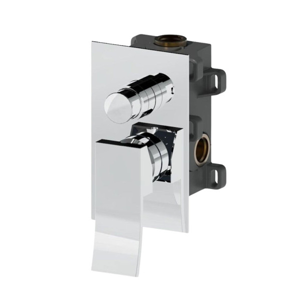 MISCELATORE INCASSO DOCCIA DUE VIE GATTONI ELY 8833