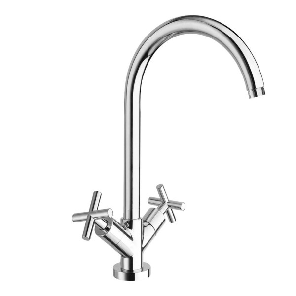MISCELATORE LAVELLO CANNA A PONTE CROMATO