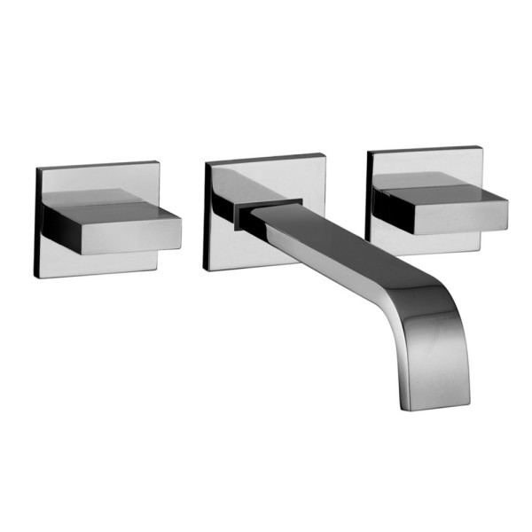 MISCELATORE LAVABO A MURO TRE FORI PAFFONI LEP003
