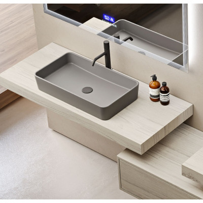 Lavabo resina rettangolare...