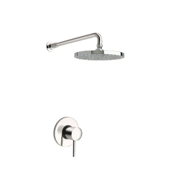 SET DOCCIA WAVE CON SOFFIONE E DOCCIA INCASSO CROMATO