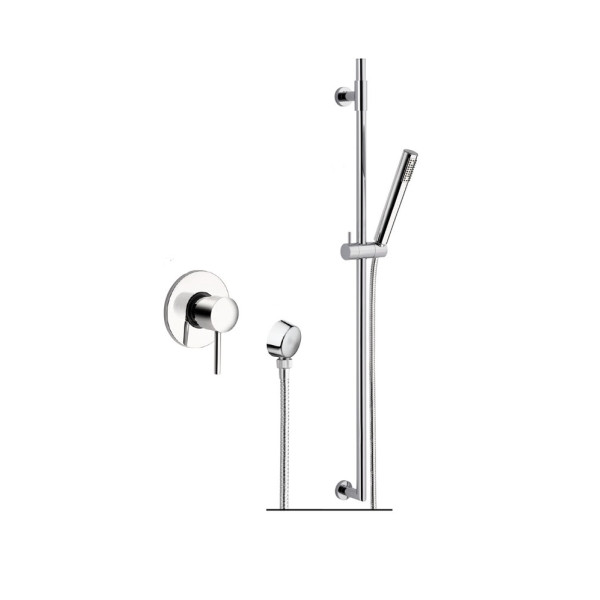 SET DOCCIA WAVE CON SALISCENDI E DOCCIA INCASSO CROMATO