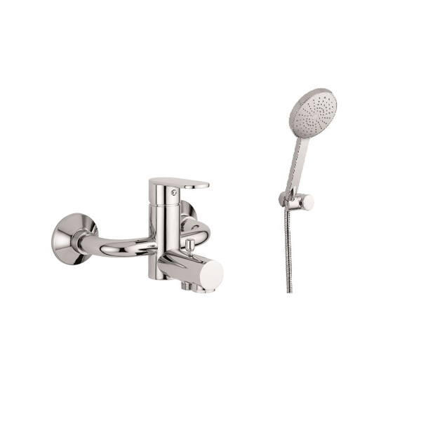 MISCELATORE VASCA ESTERNO SIMPLE CON DOCCETTA CROMATO