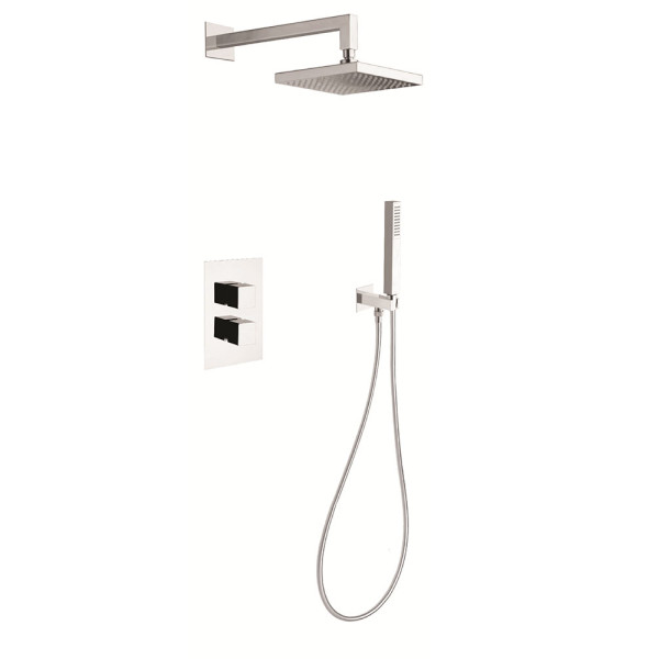 SET DOCCIA SQUARE COMPLETO CROMATO
