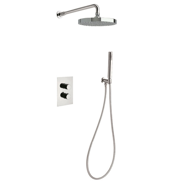 SET DOCCIA ROUND COMPLETO CROMATO