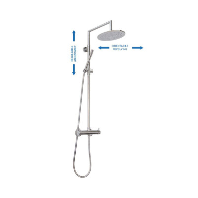 COLONNA DOCCIA TONDA CON...
