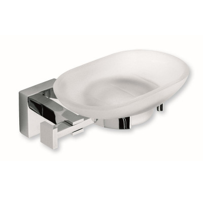 PORTASAPONE IN OTTONE CROMATO