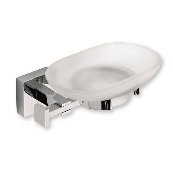 PORTASAPONE IN OTTONE CROMATO